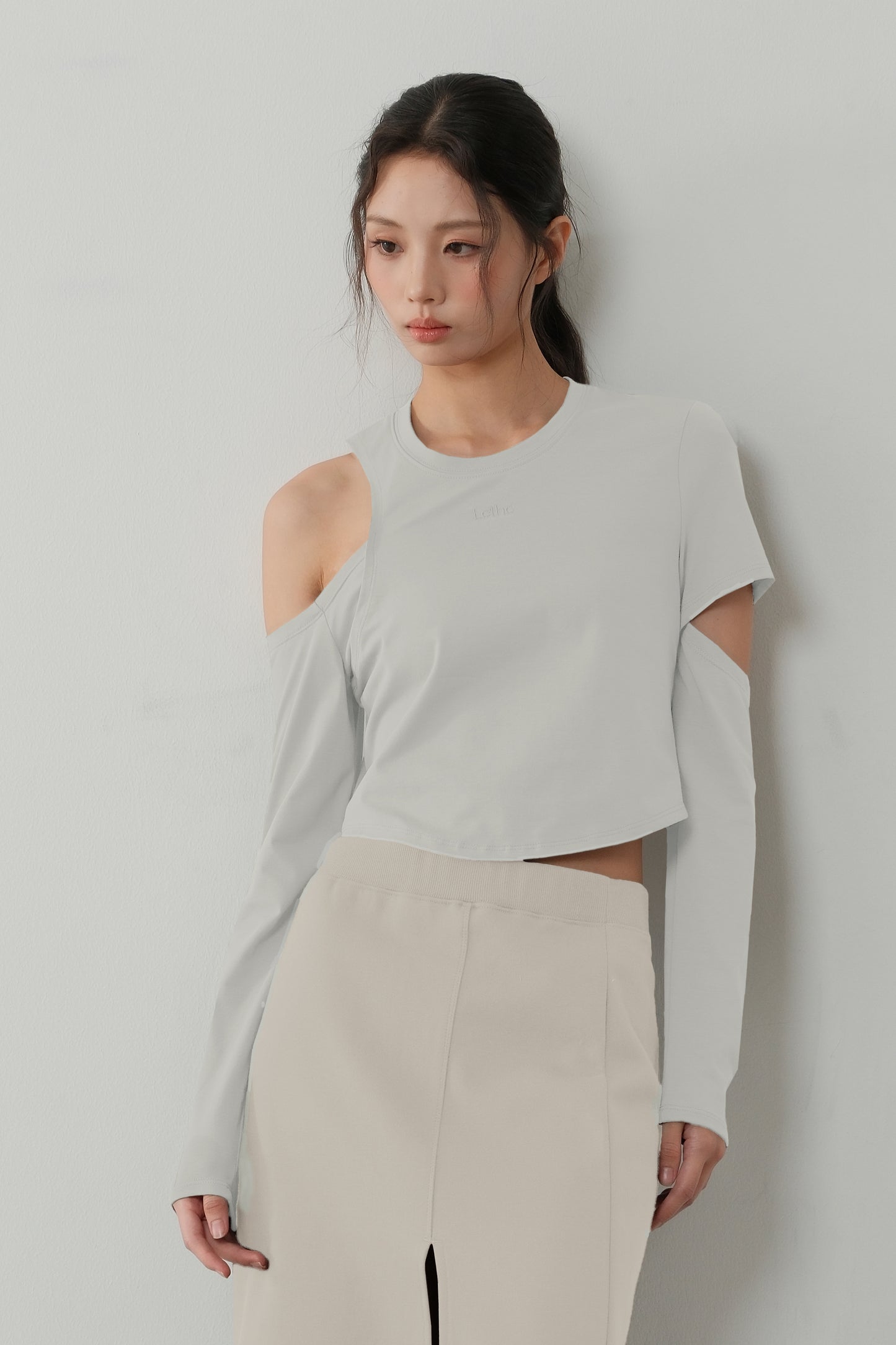 The Asym Off Shoulder Knit Top