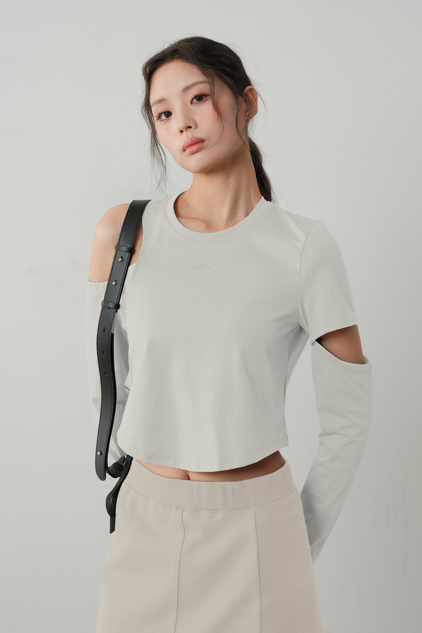 The Asym Off Shoulder Knit Top