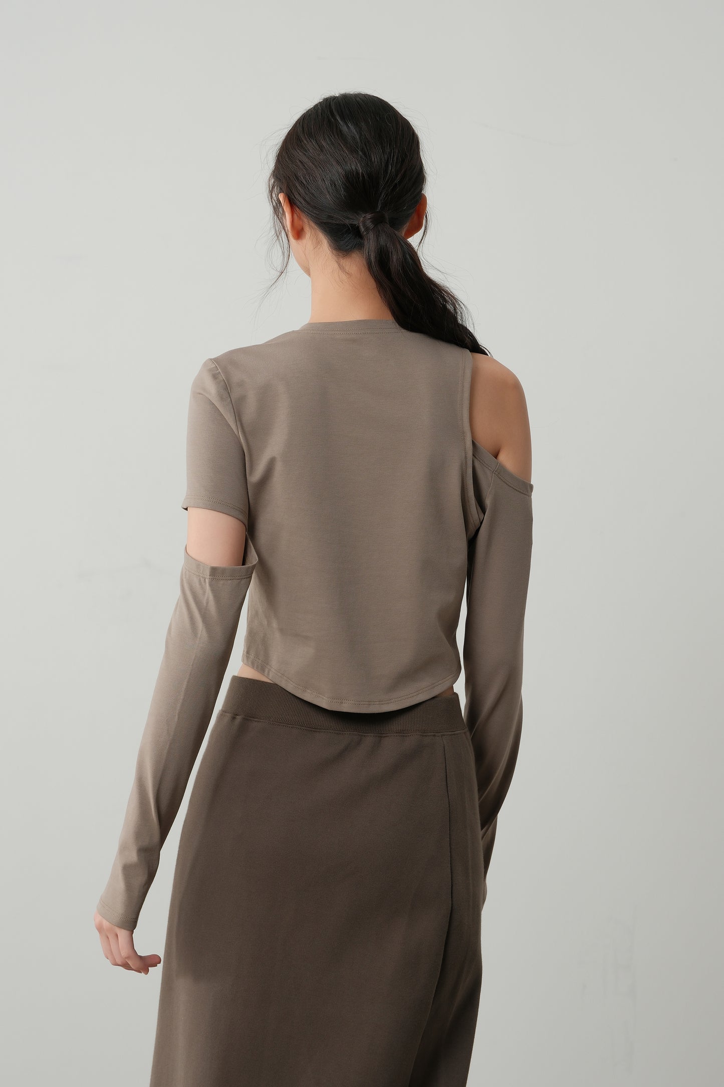 The Asym Off Shoulder Knit Top