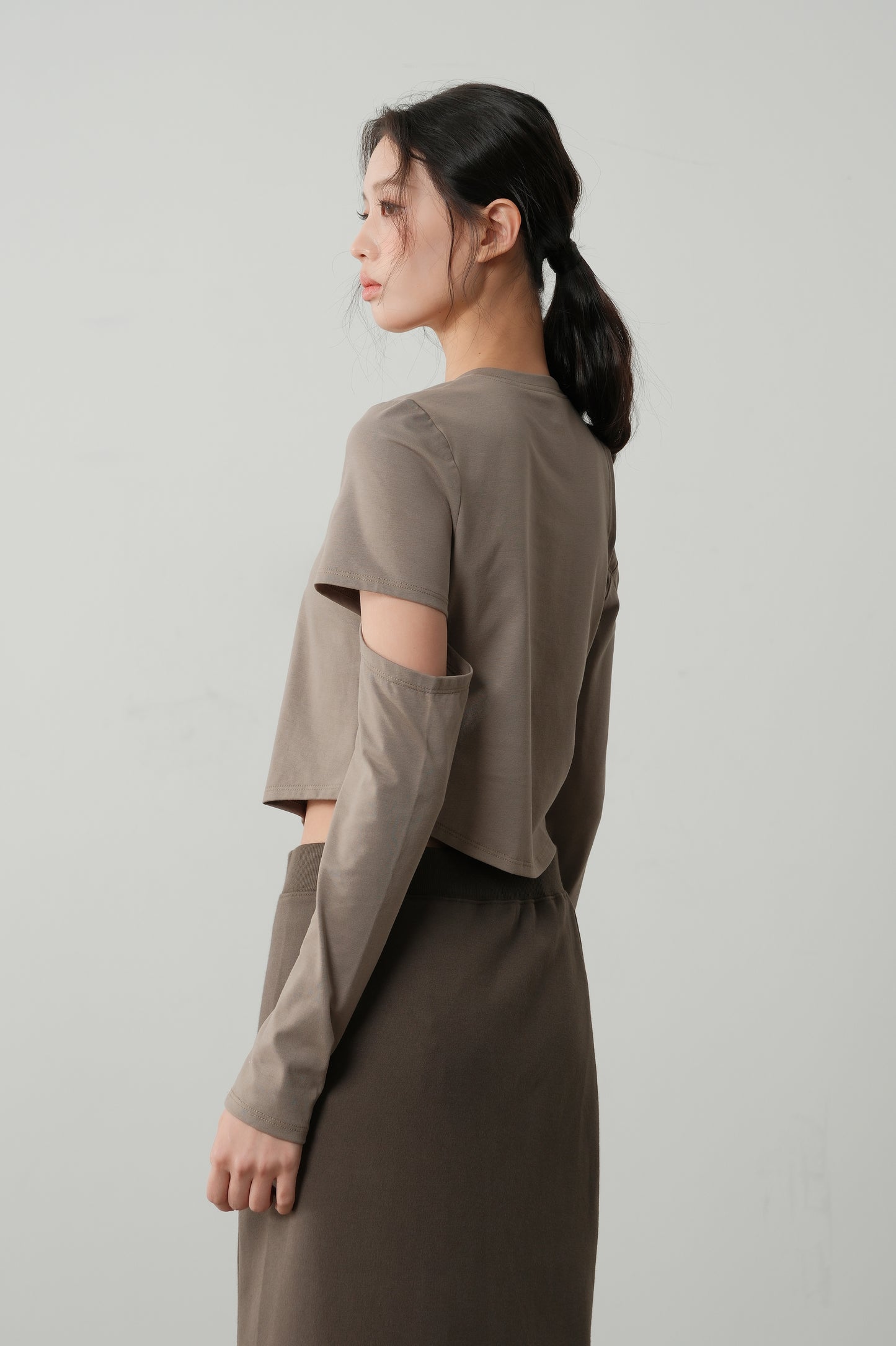 The Asym Off Shoulder Knit Top