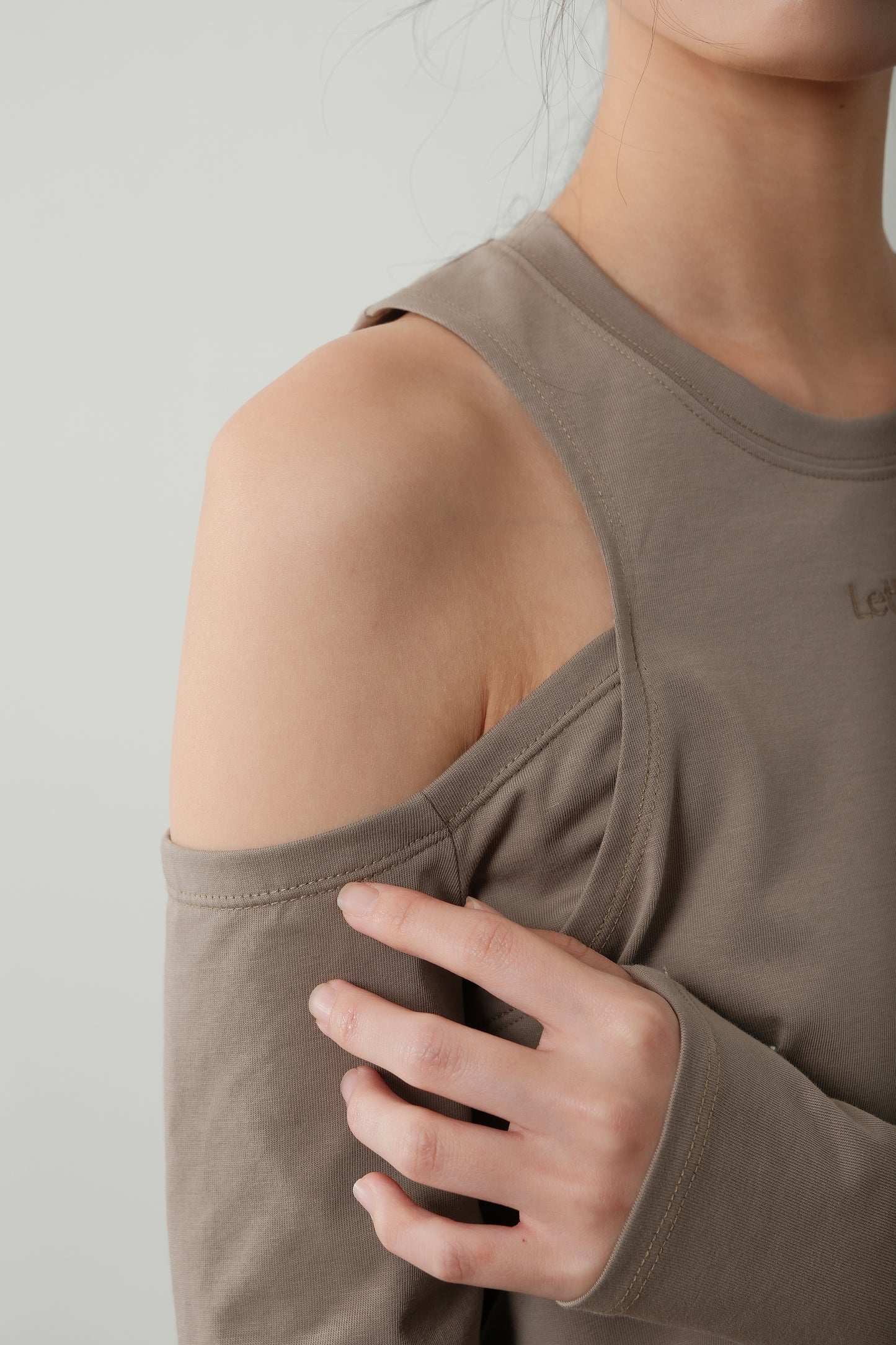 The Asym Off Shoulder Knit Top