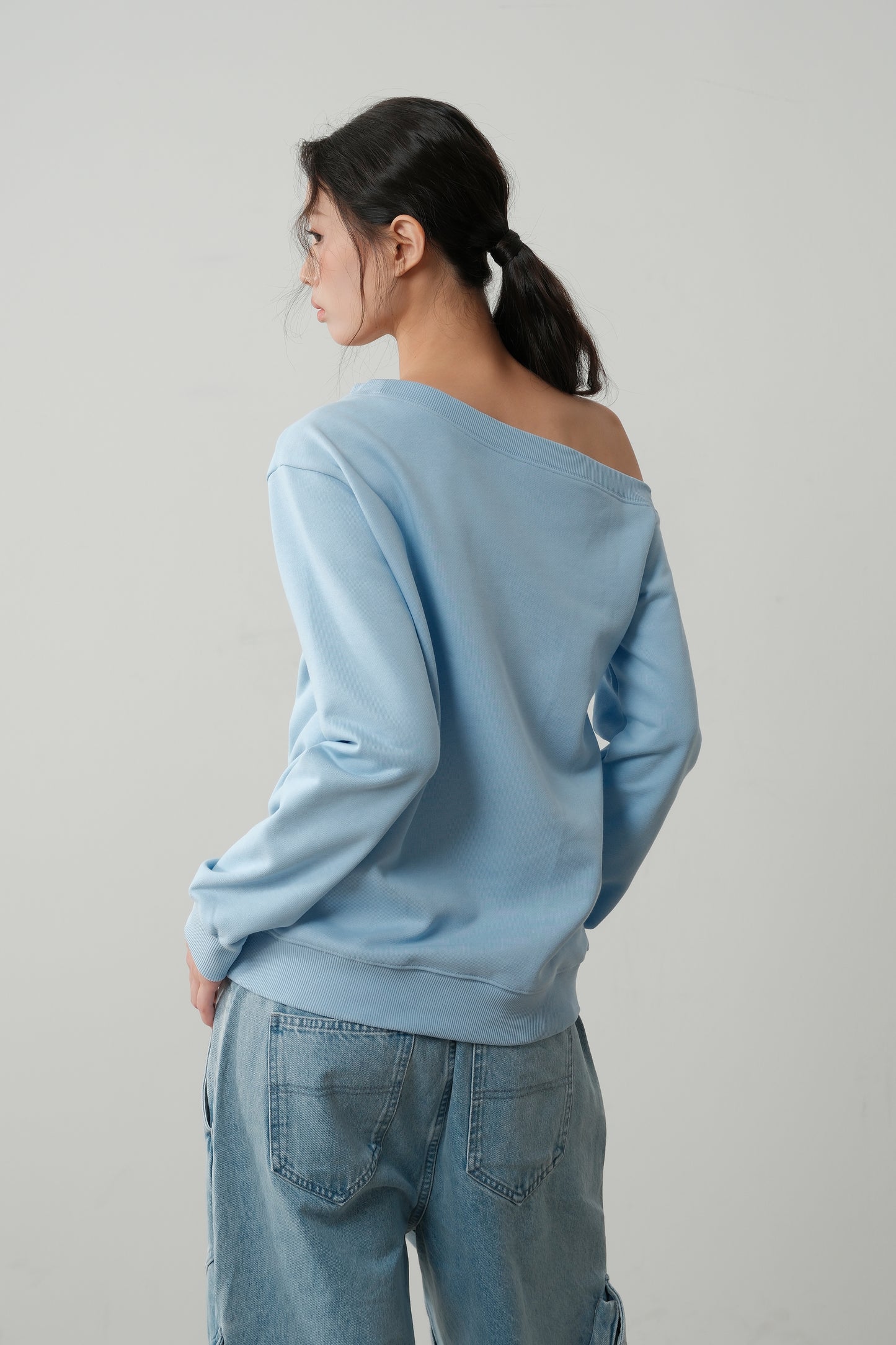 The Lethe One Shoulder Sweatshirt