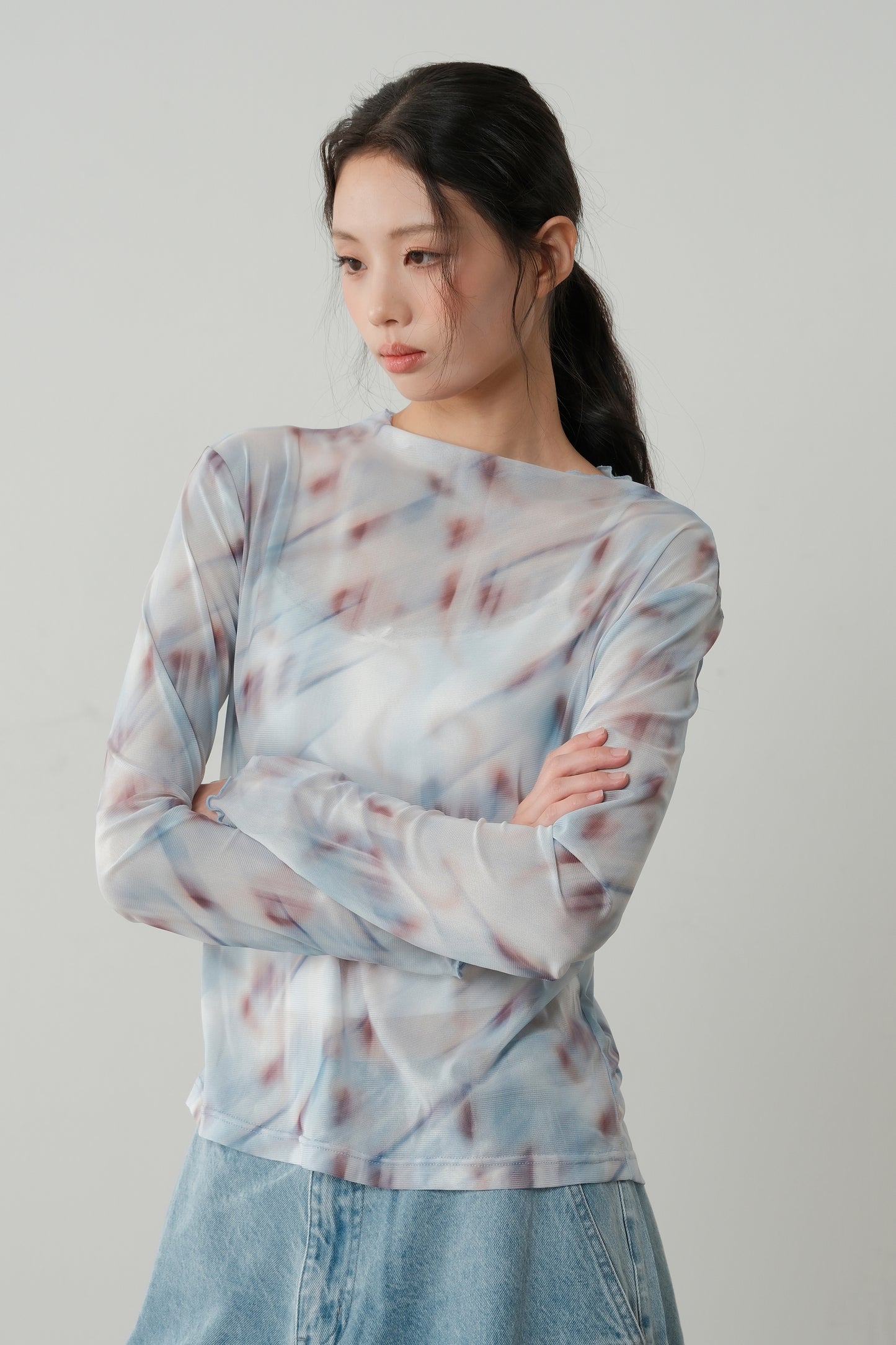 The Blue Brew Mesh Top