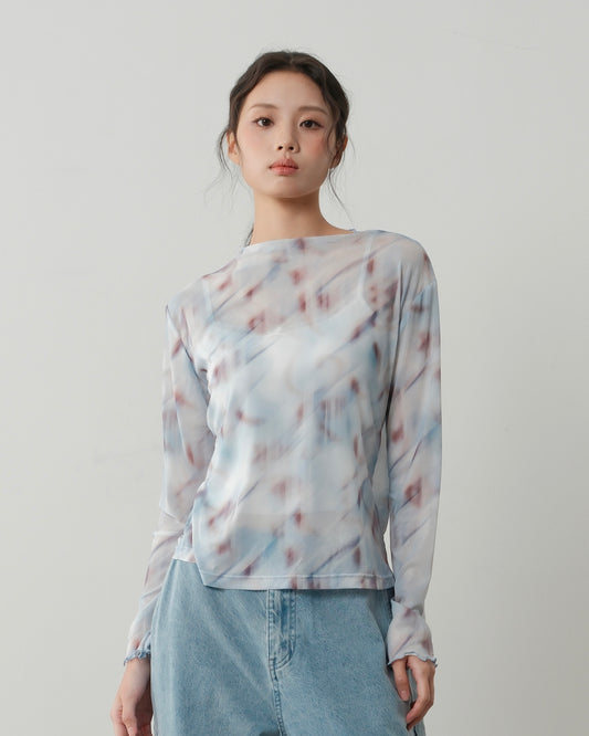 The Blue Brew Mesh Top