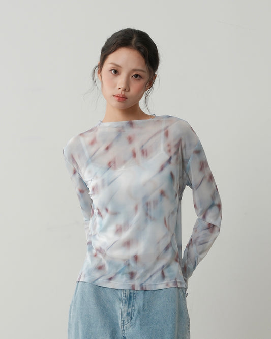 The Blue Brew Mesh Top