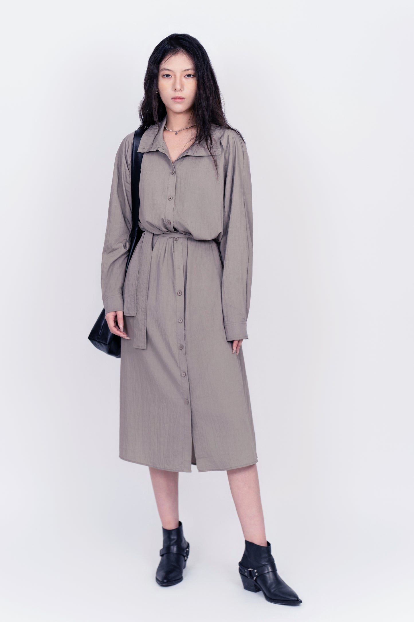 The Elegance Falls Trench Dress