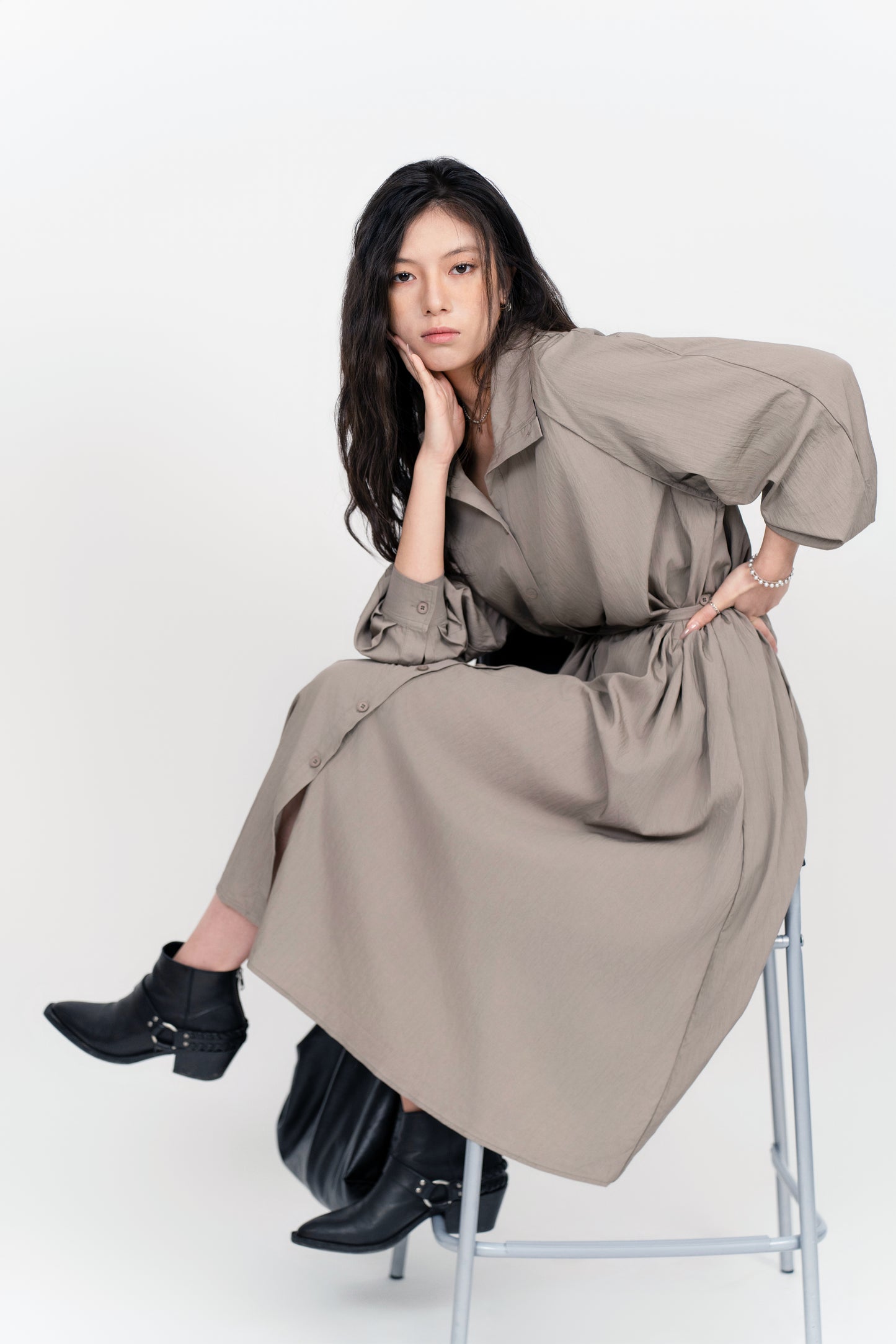The Elegance Falls Trench Dress