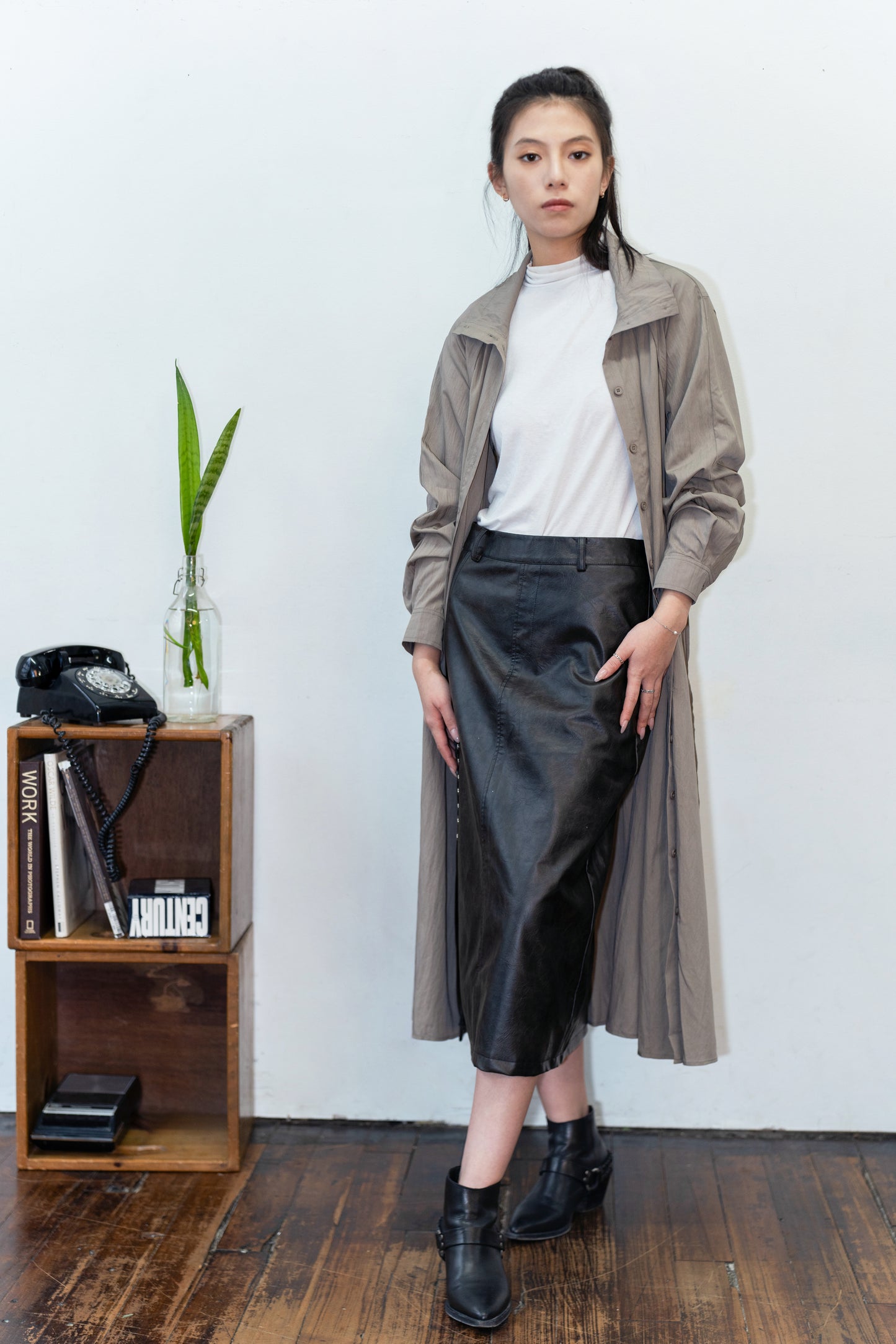 The Elegance Falls Trench Dress