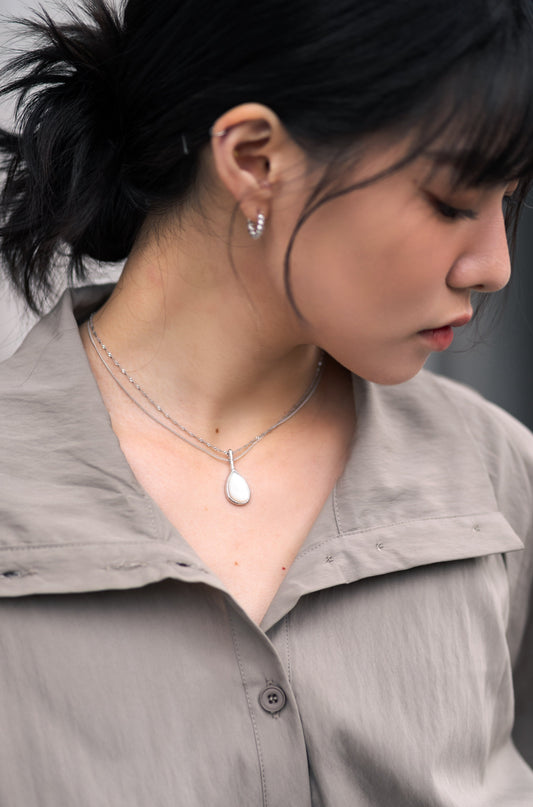The Luminescent Droplet Necklace
