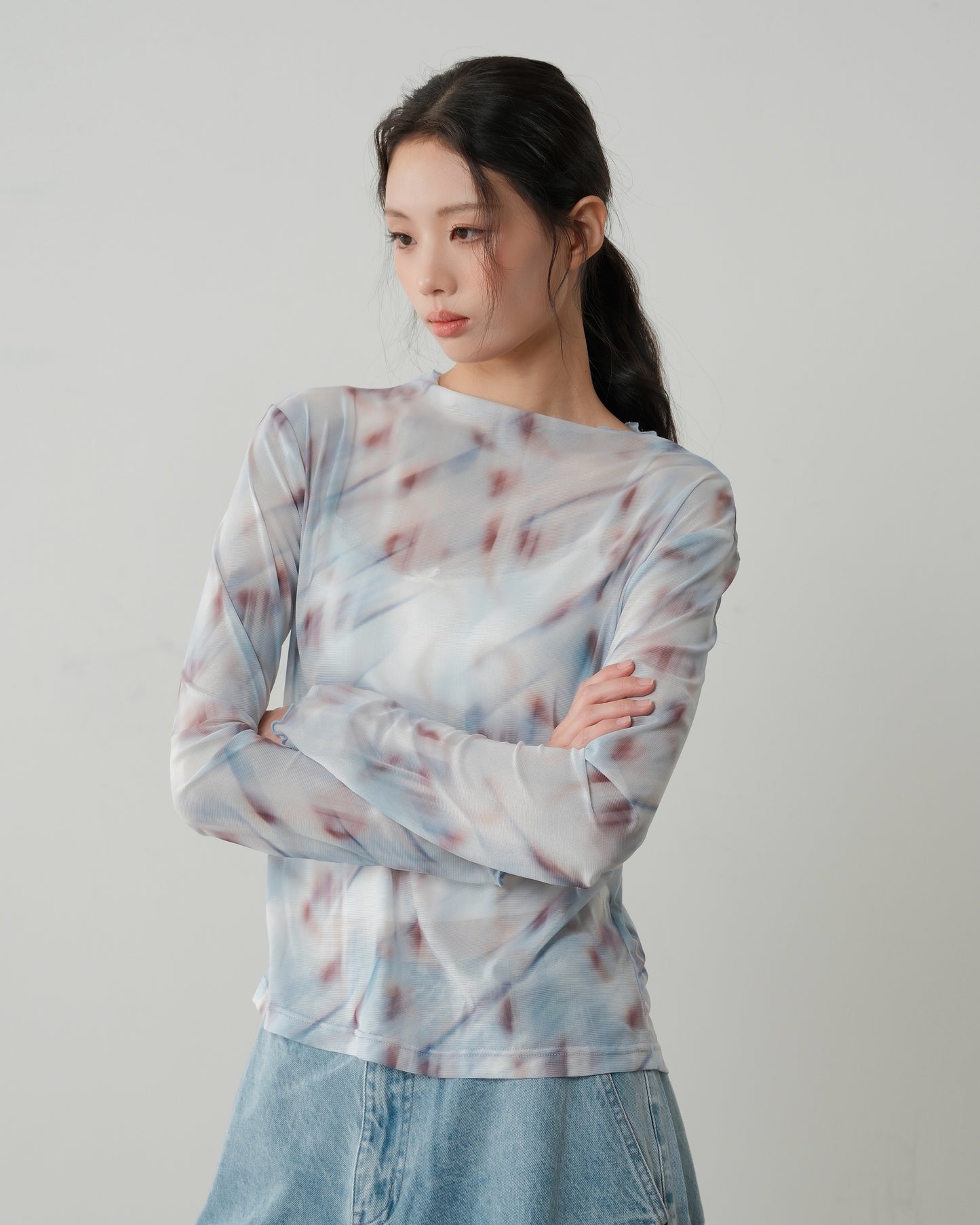 The Blue Brew Mesh Top