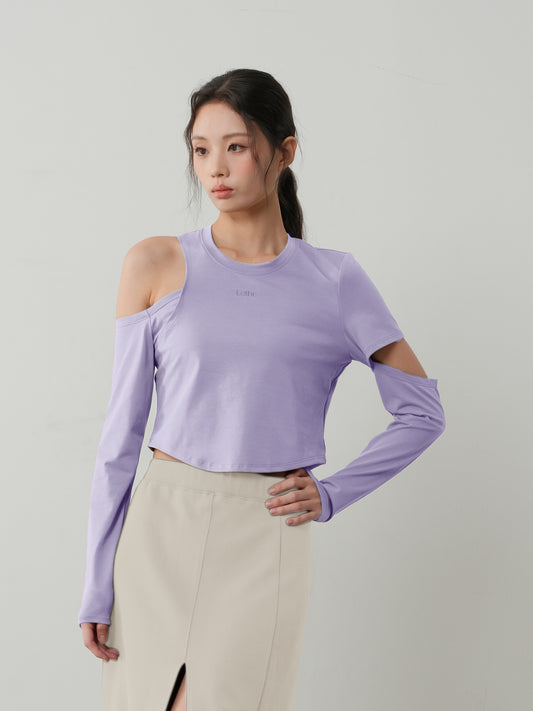 The Asym Off Shoulder Knit Top
