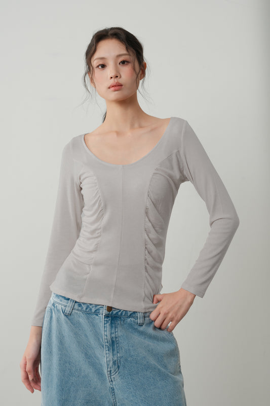 The Knit Reverie Gathered Top