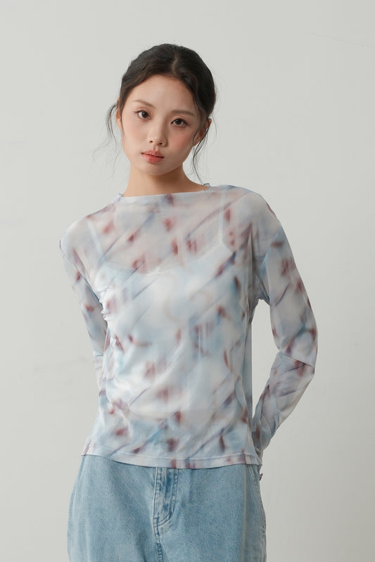 The Blue Brew Mesh Top