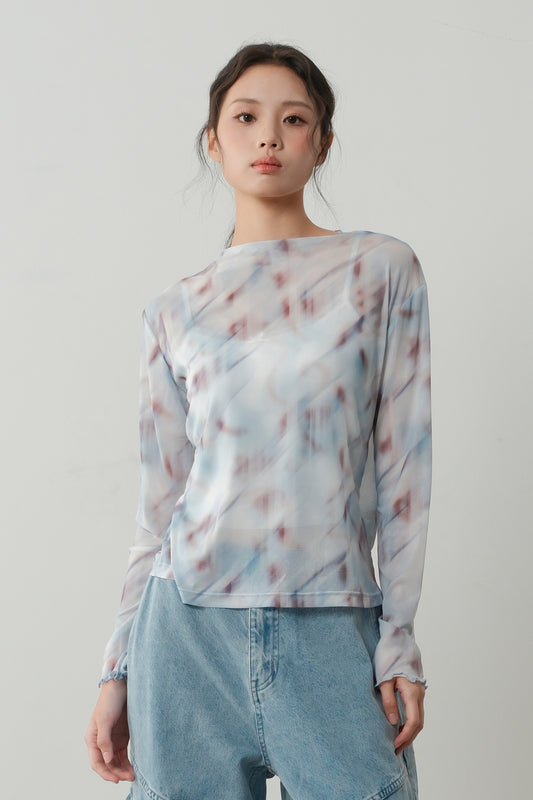The Blue Brew Mesh Top