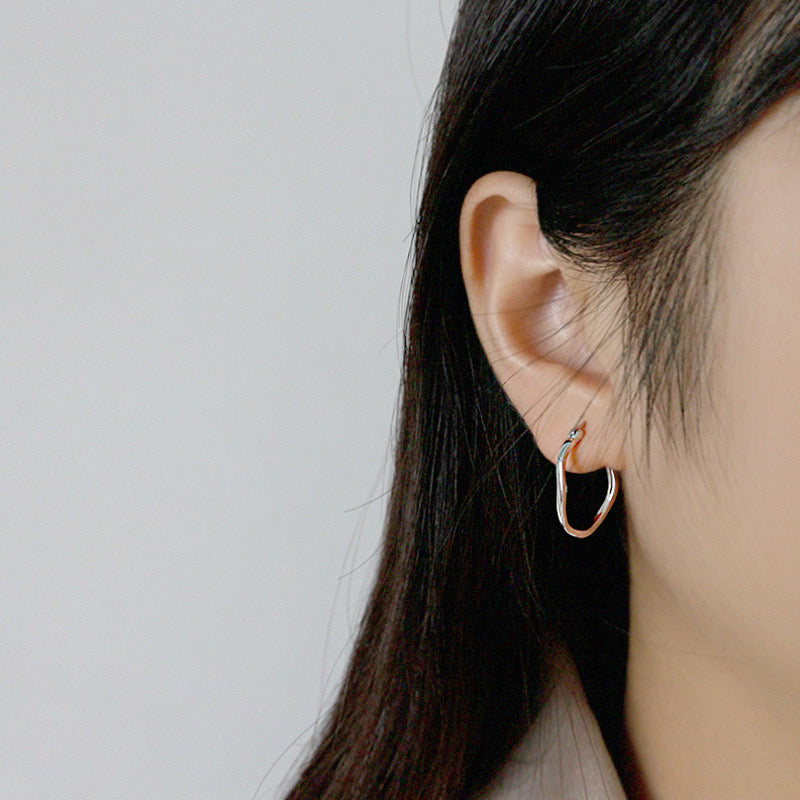 The Abstract Hoop Earrings