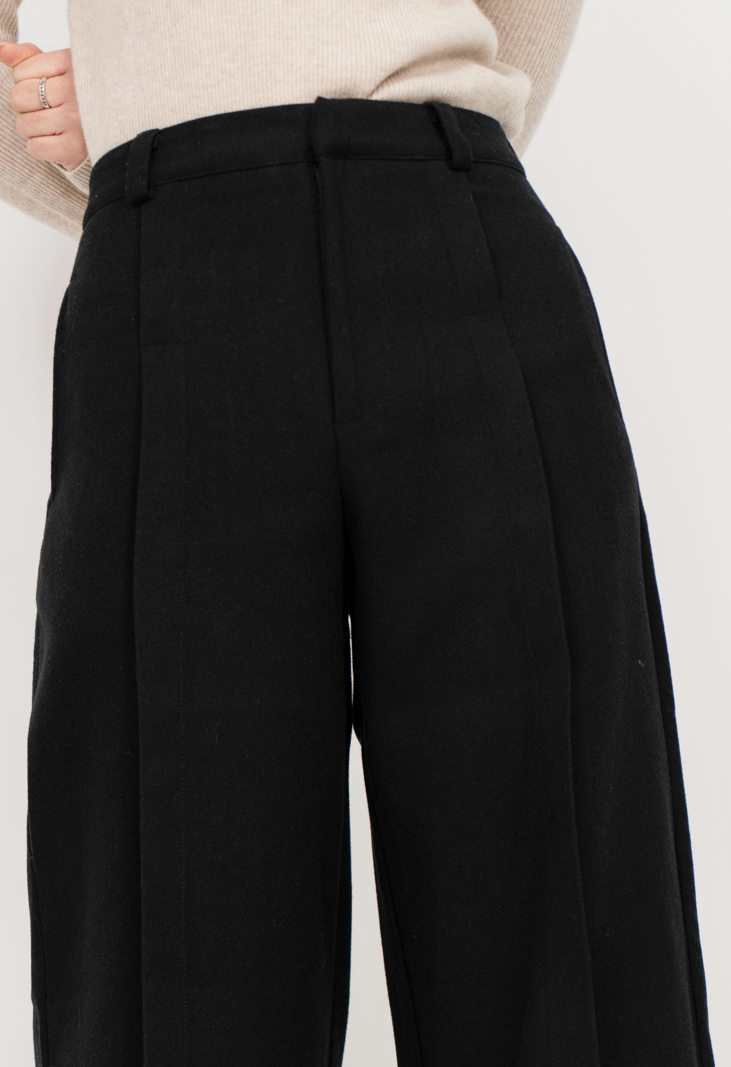 The Plush Noir Trousers