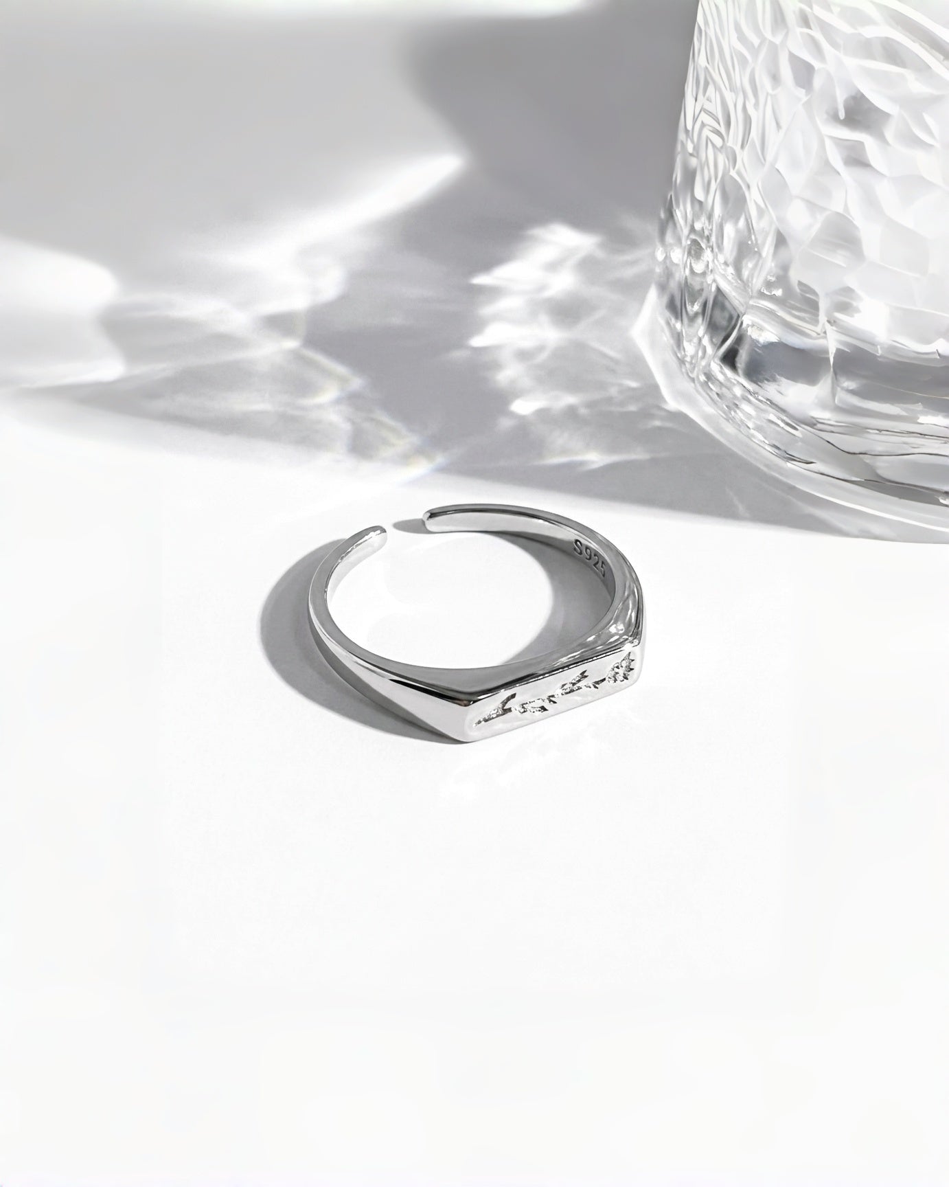The Engraved Tulip Ring