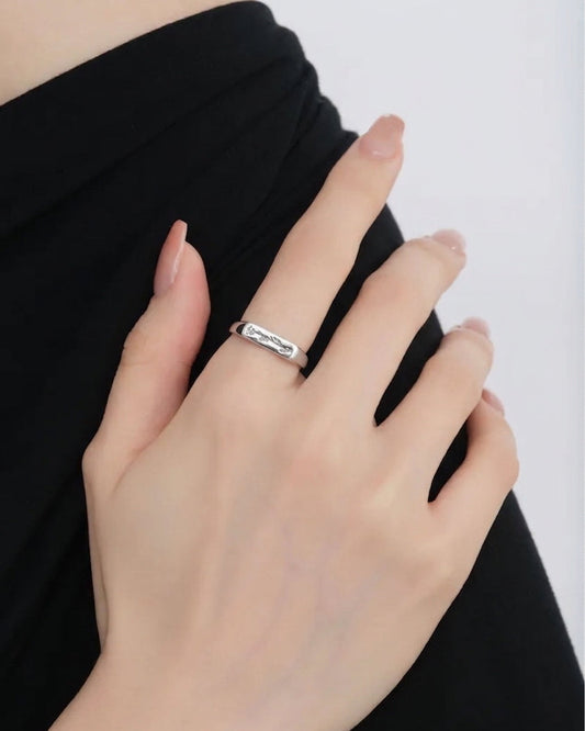 The Engraved Tulip Ring