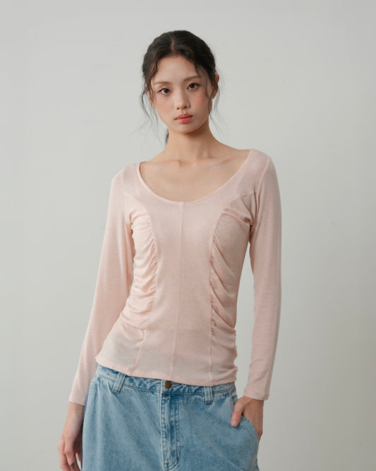 Le haut froncé Knit Reverie